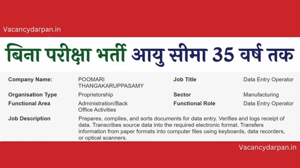 Computer Operator Vacancy 2025: 100 पदों पर आवेदन शुरू, ऐसे करें अप्लाई!