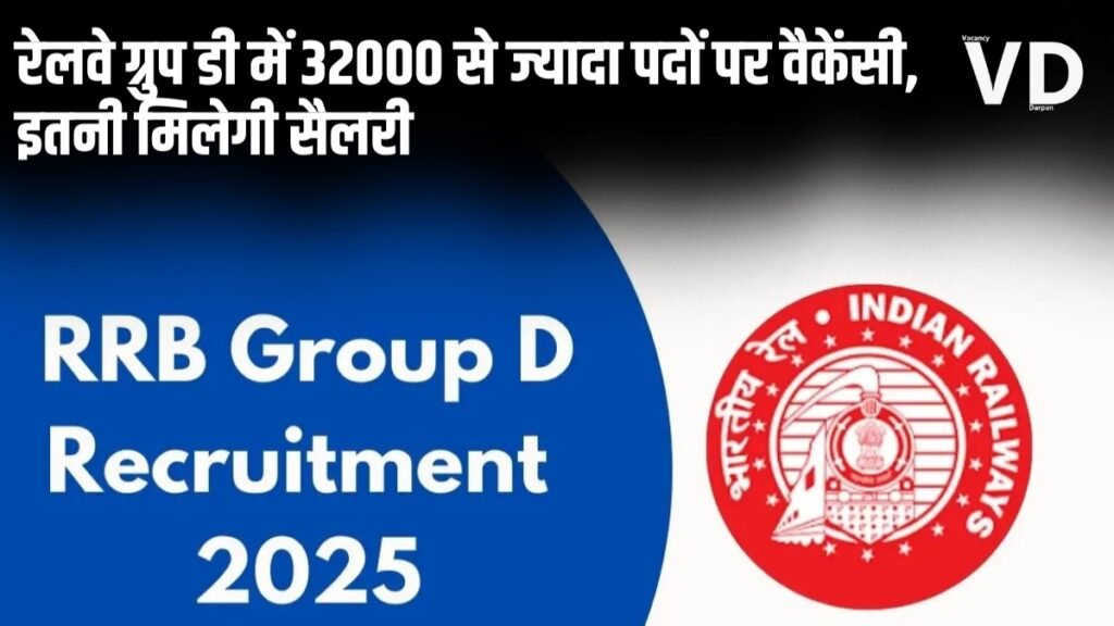 Railway Group D Vacancy 2025: 32,000+ पदों पर भर्ती, जानें आवेदन प्रक्रिया और सैलरी